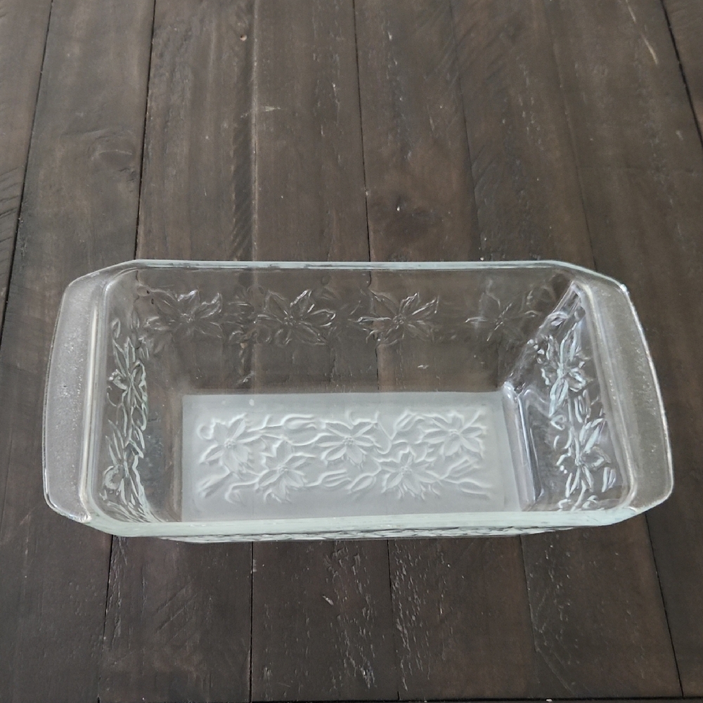 Princess House Fantasia Glass Loaf Pan